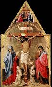 Antonio da Firenze Crucifixion with Mary and St John the Evangelist Sweden oil painting artist